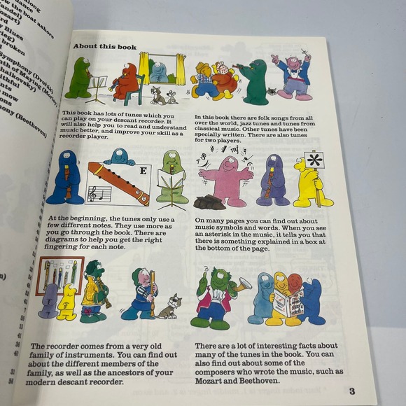 The Usborne Book Of Recorder Tunes Sheet Music Paperback Book Philip Hawthorn - Picture 7 of 12